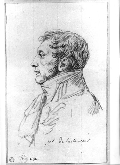 Portrait of Armand Augustin Louis, Marquis de Caulaincourt by Jacques Louis David